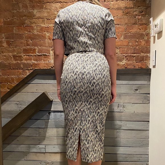 Ronny Kobo Printed Crop Top + Pencil Skirt Set - Picture 3 of 5